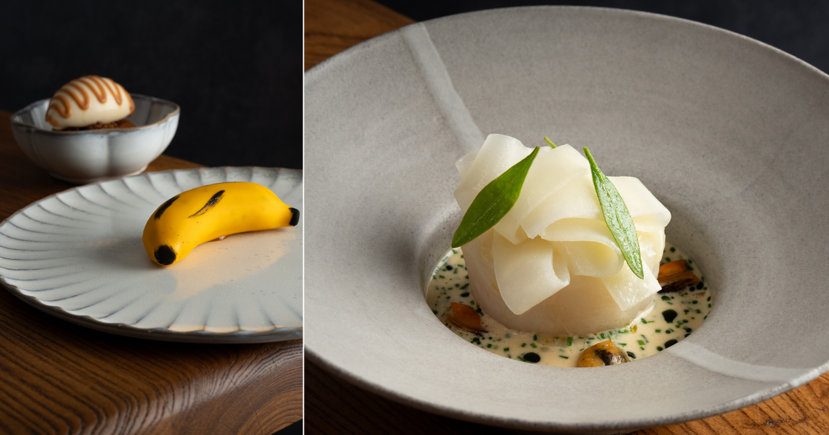 Michelin-starred food by Tom Shepherd at Upstairs